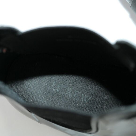 J Crew Womens Rain Boot Size 7 Black Rubber Water Resistant Chelsea Bootie Flat - Picture 11 of 12